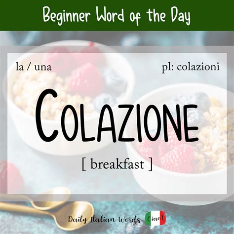 colazione traduction|collins italian to english.